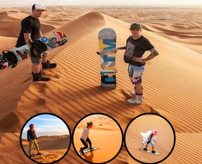 Sunset View In Desert